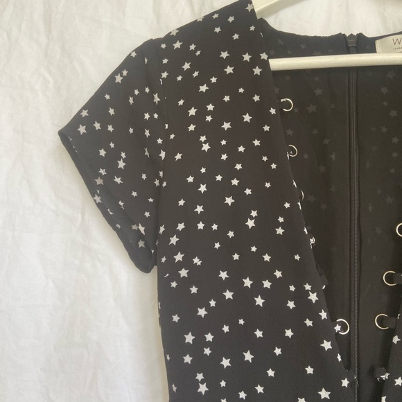 Revolve WYLDR Black Star Mini Twirl Dress Size Small - Picture 7 of 12